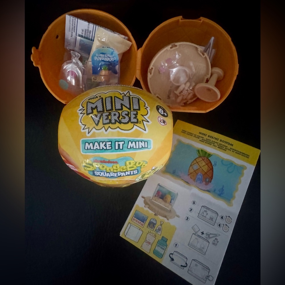 Bikini Bottom aquarium fish tank SpongeBob make it mini Miniverse sponge bob